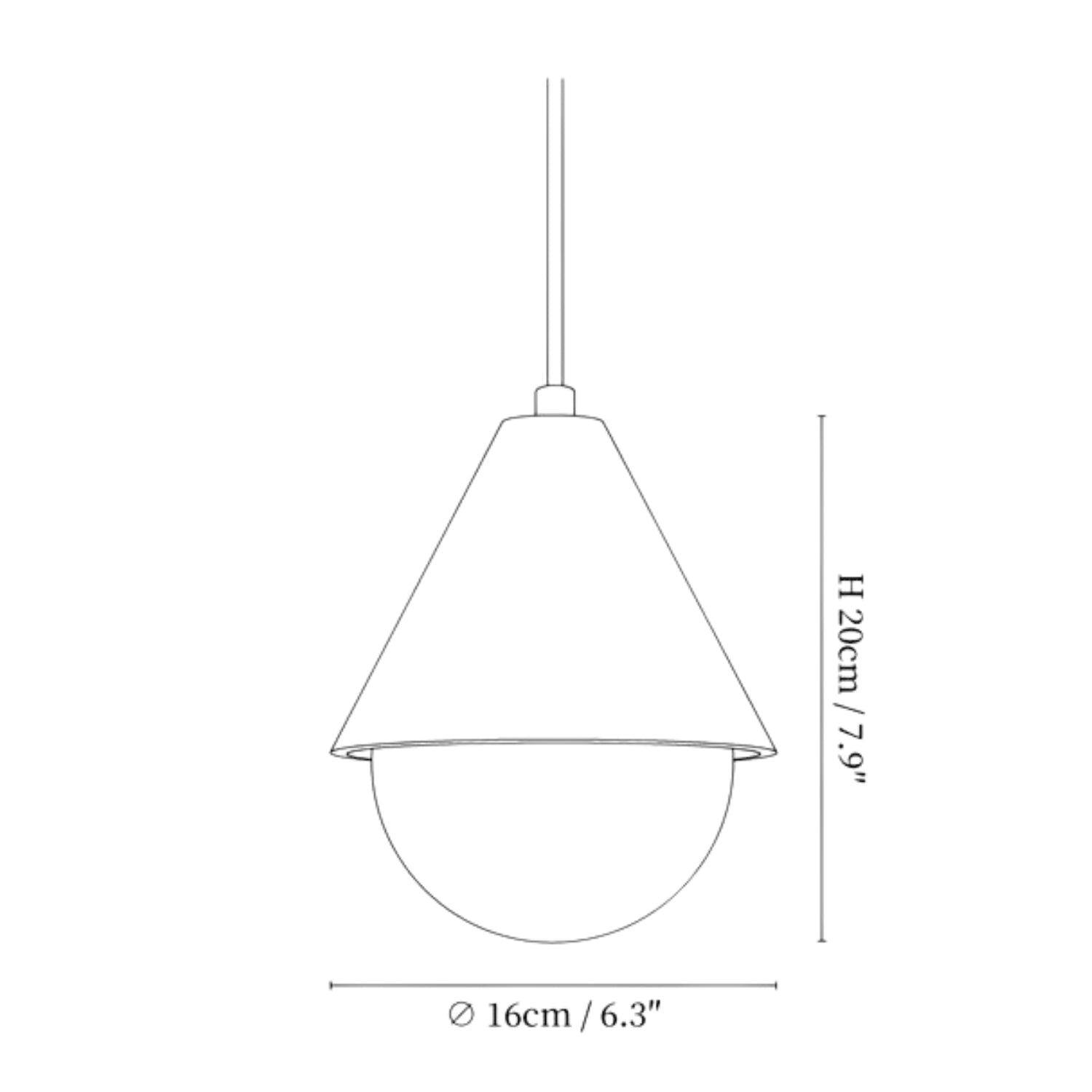 Alosim Travertine Pendant Light