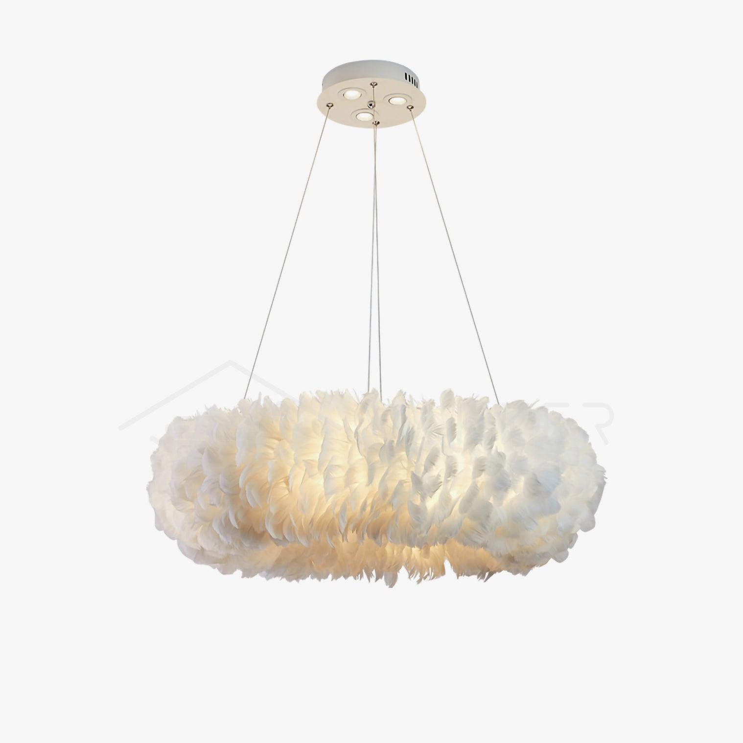 Lumara Feather Pendant Light