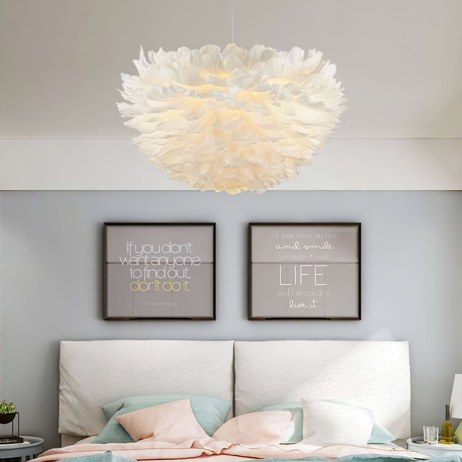 Lumara Feather Pendant Light