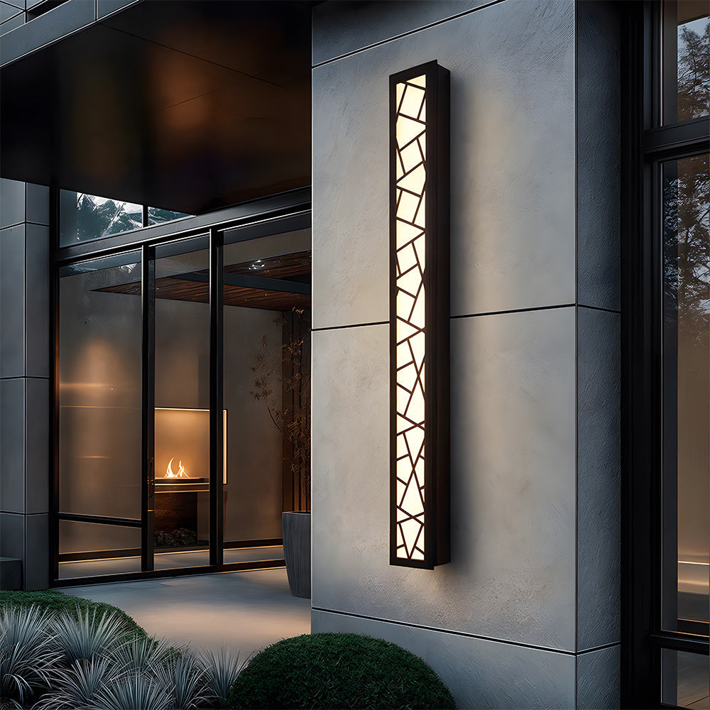 Blockshape Wall Light For Outside