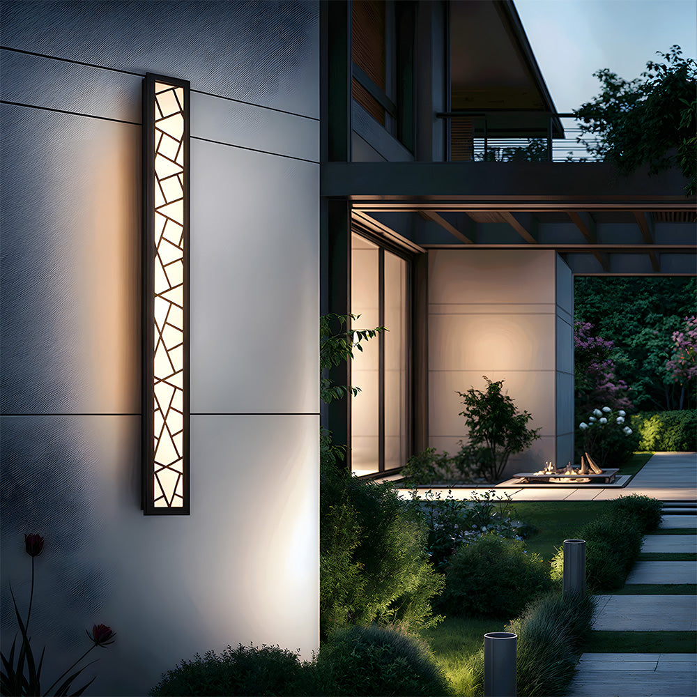 Blockshape Wall Light For Outside