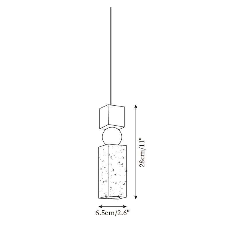 Norvello Travertine Pendant Light