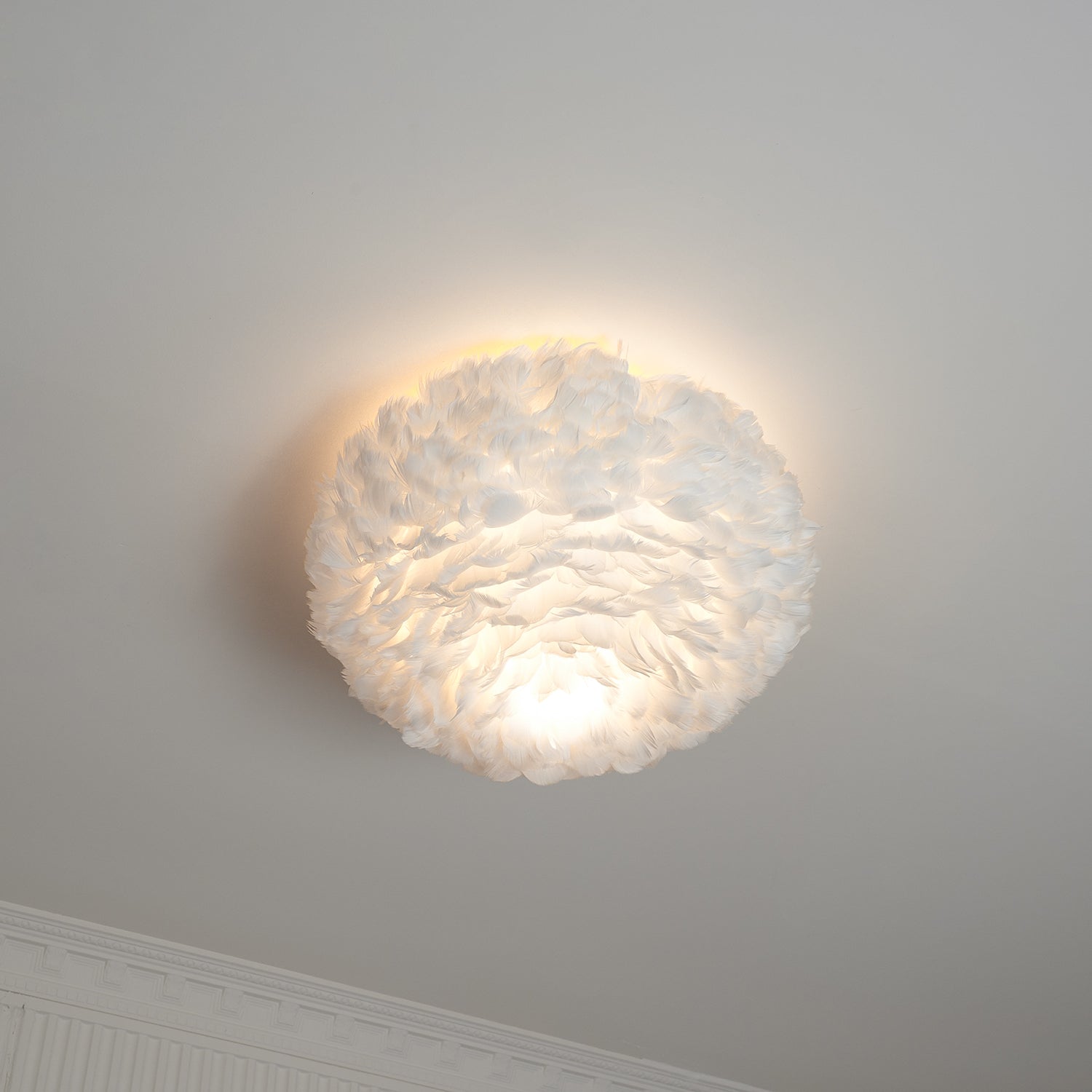 Feather Design Ceiling Light