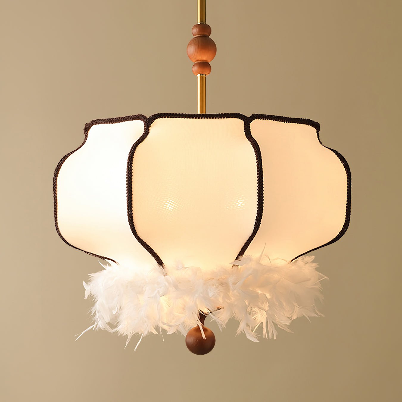 Tyvenna Feather Accent Pendant Light