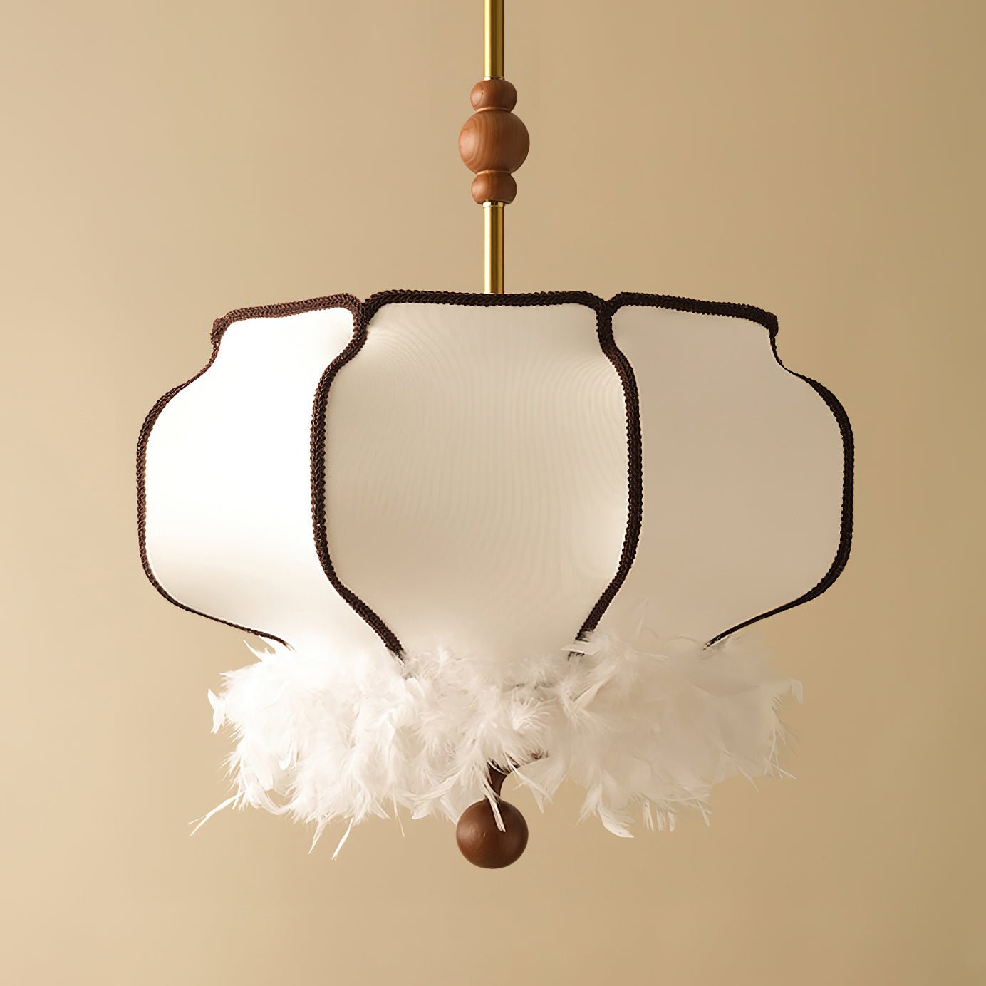 Tyvenna Feather Accent Pendant Light