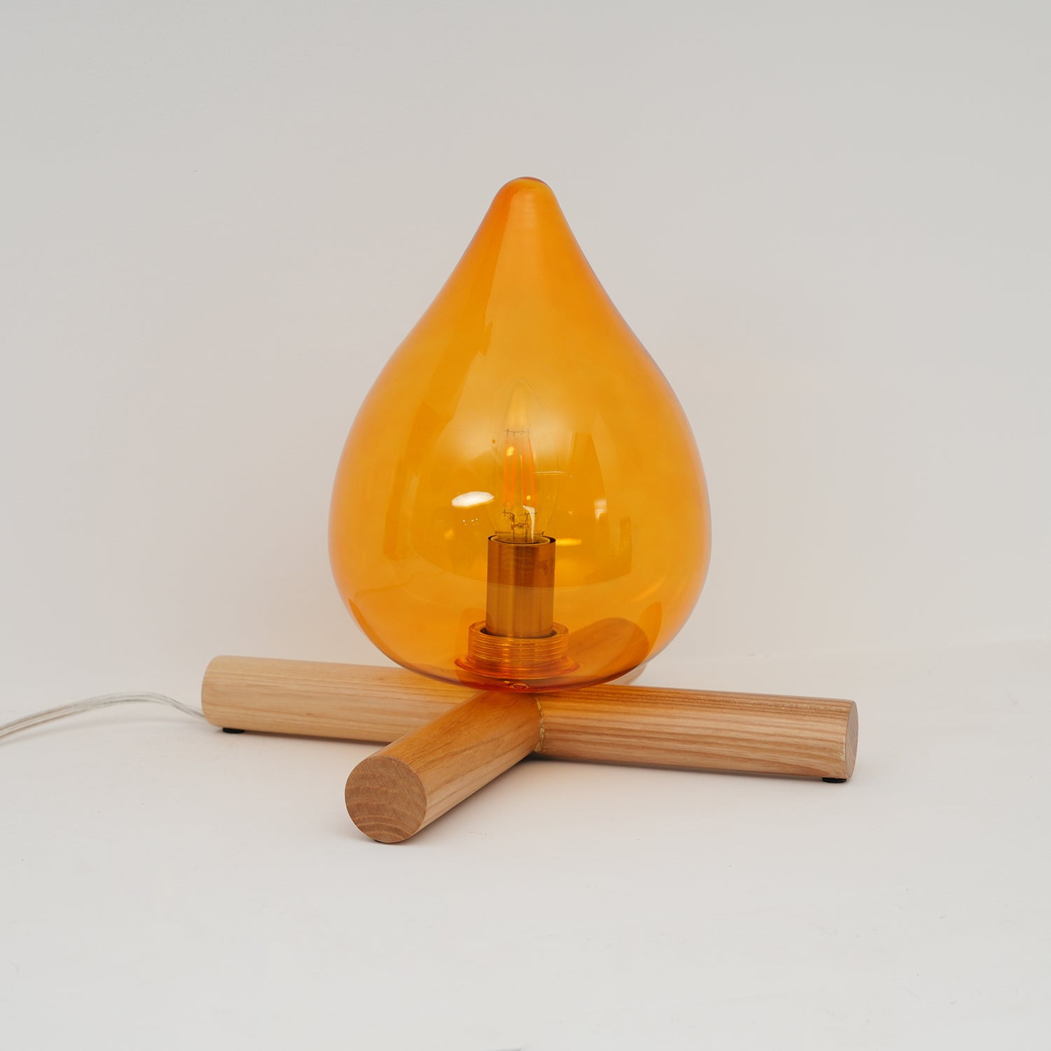 Houtvuurtje Table Lamp