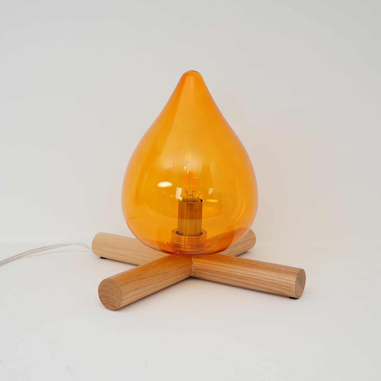 Houtvuurtje Table Lamp