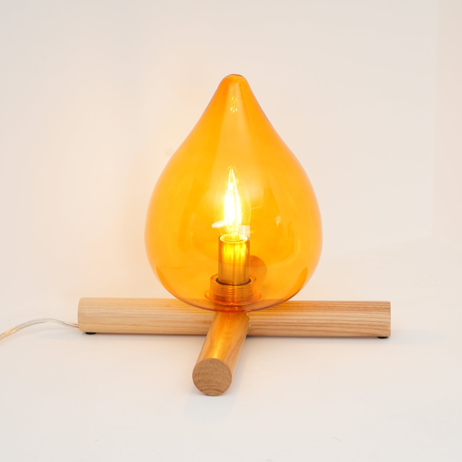 Houtvuurtje Table Lamp