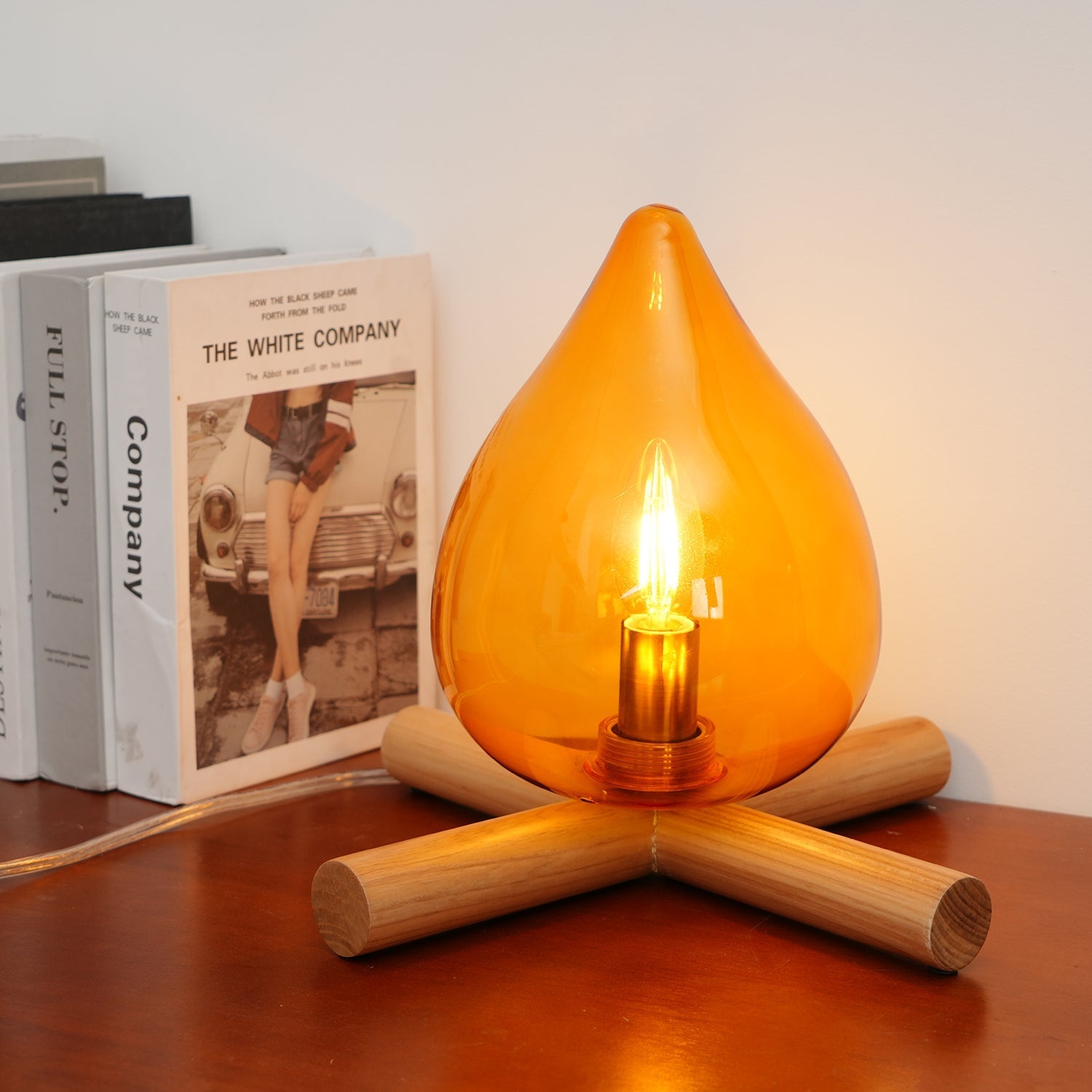 Houtvuurtje Table Lamp