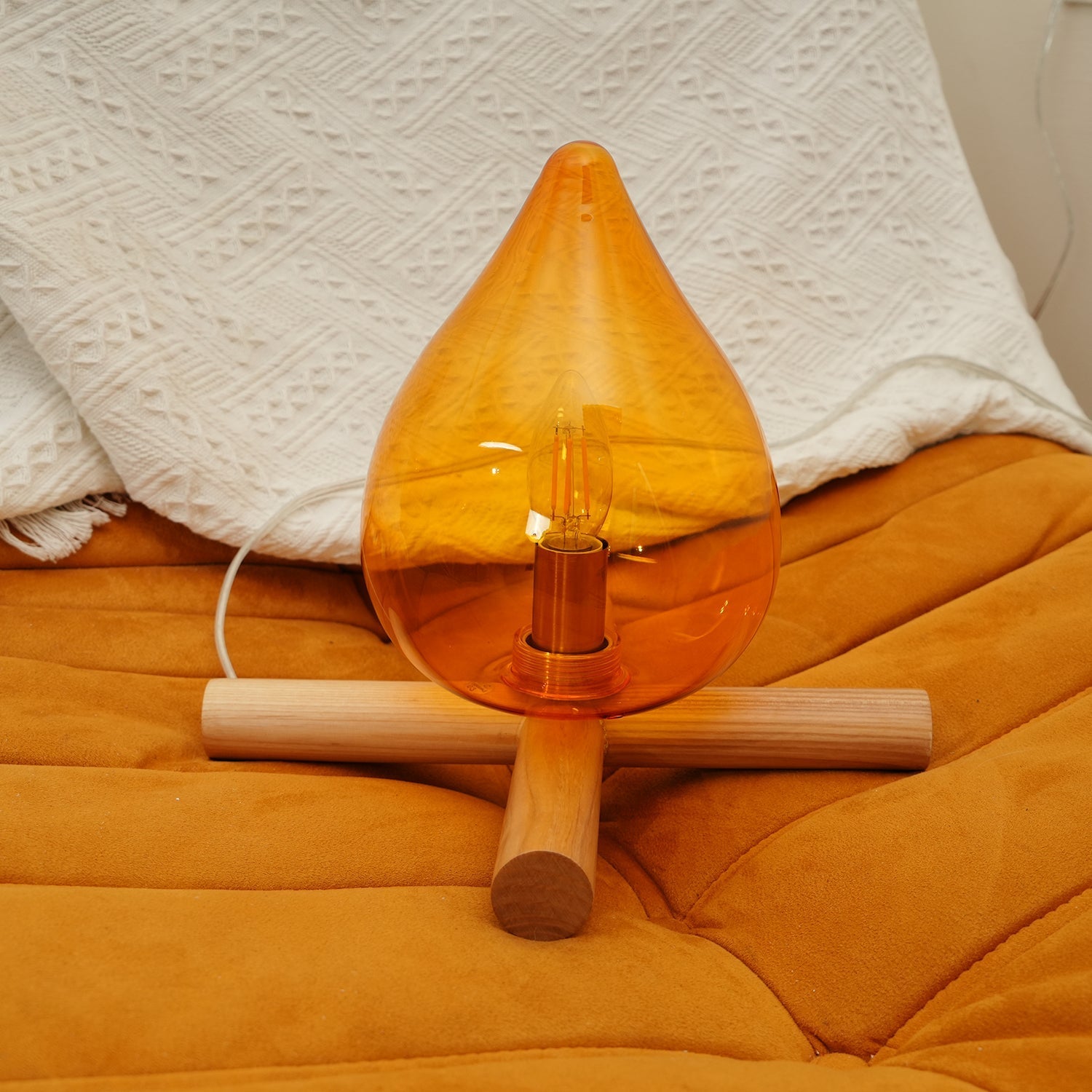 Houtvuurtje Table Lamp