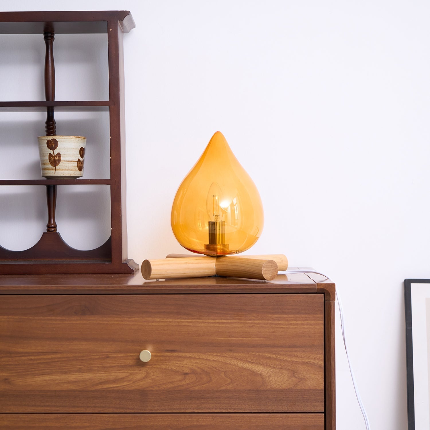 Houtvuurtje Table Lamp