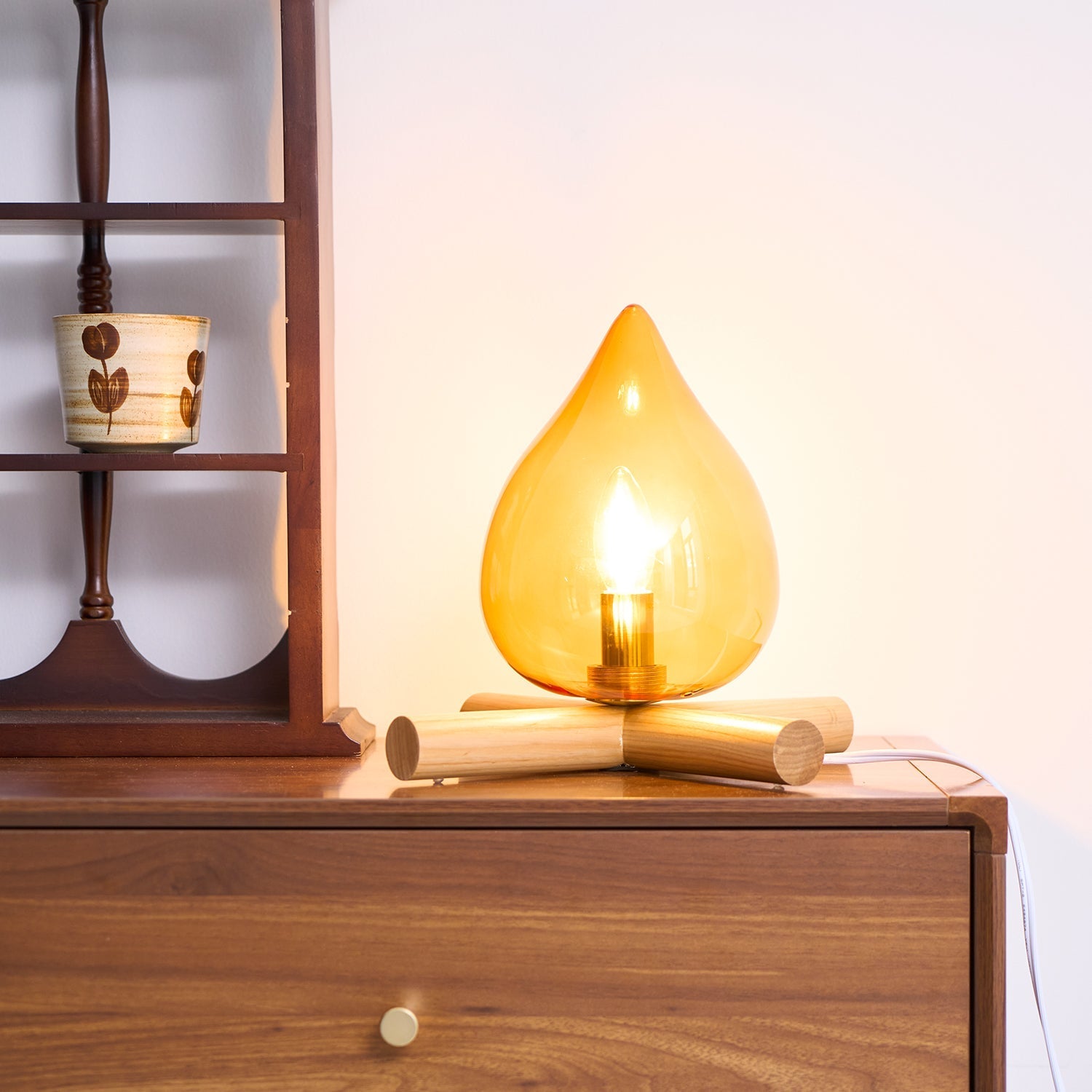 Houtvuurtje Table Lamp