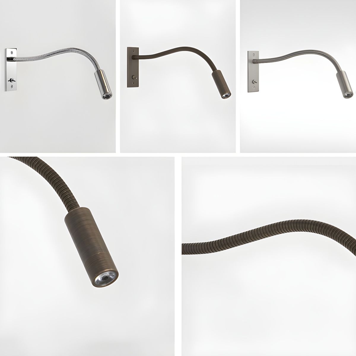 Elezor Flexible Gooseneck Wall Light