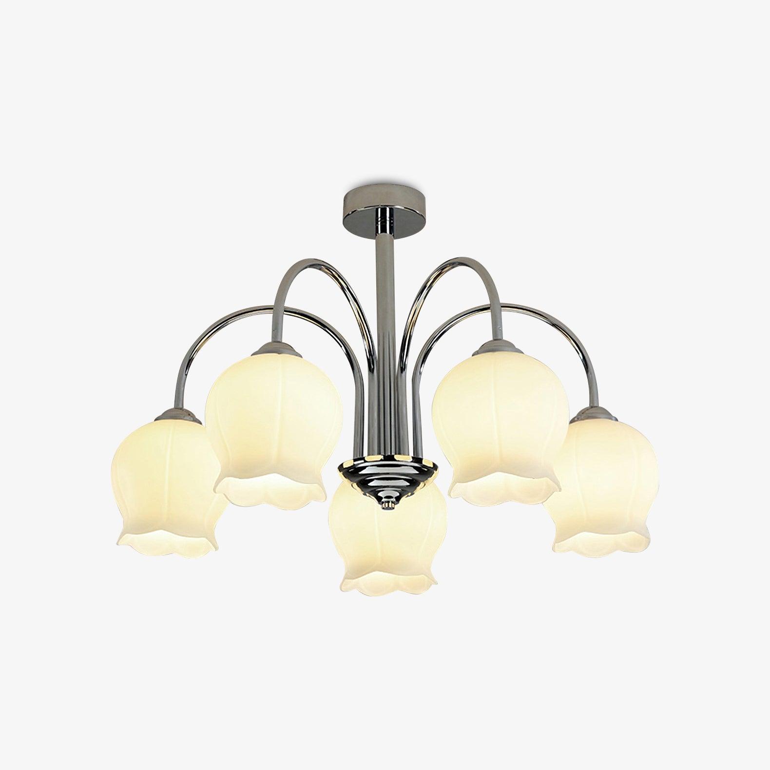 Foralle Tulip Ceiling Light With Tulip-Shaped Shades