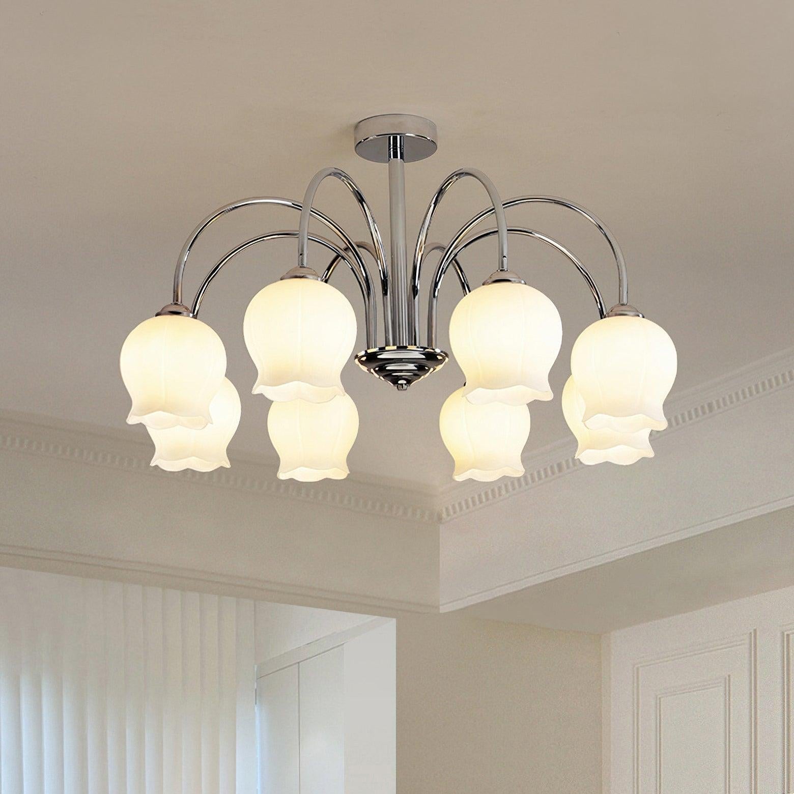 Foralle Tulip Ceiling Light With Tulip-Shaped Shades