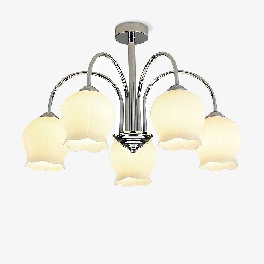 Foralle Tulip Ceiling Light With Tulip-Shaped Shades