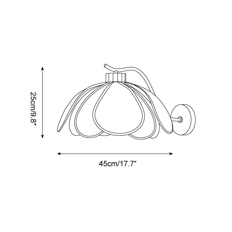 Dolenna Flower Wall Light