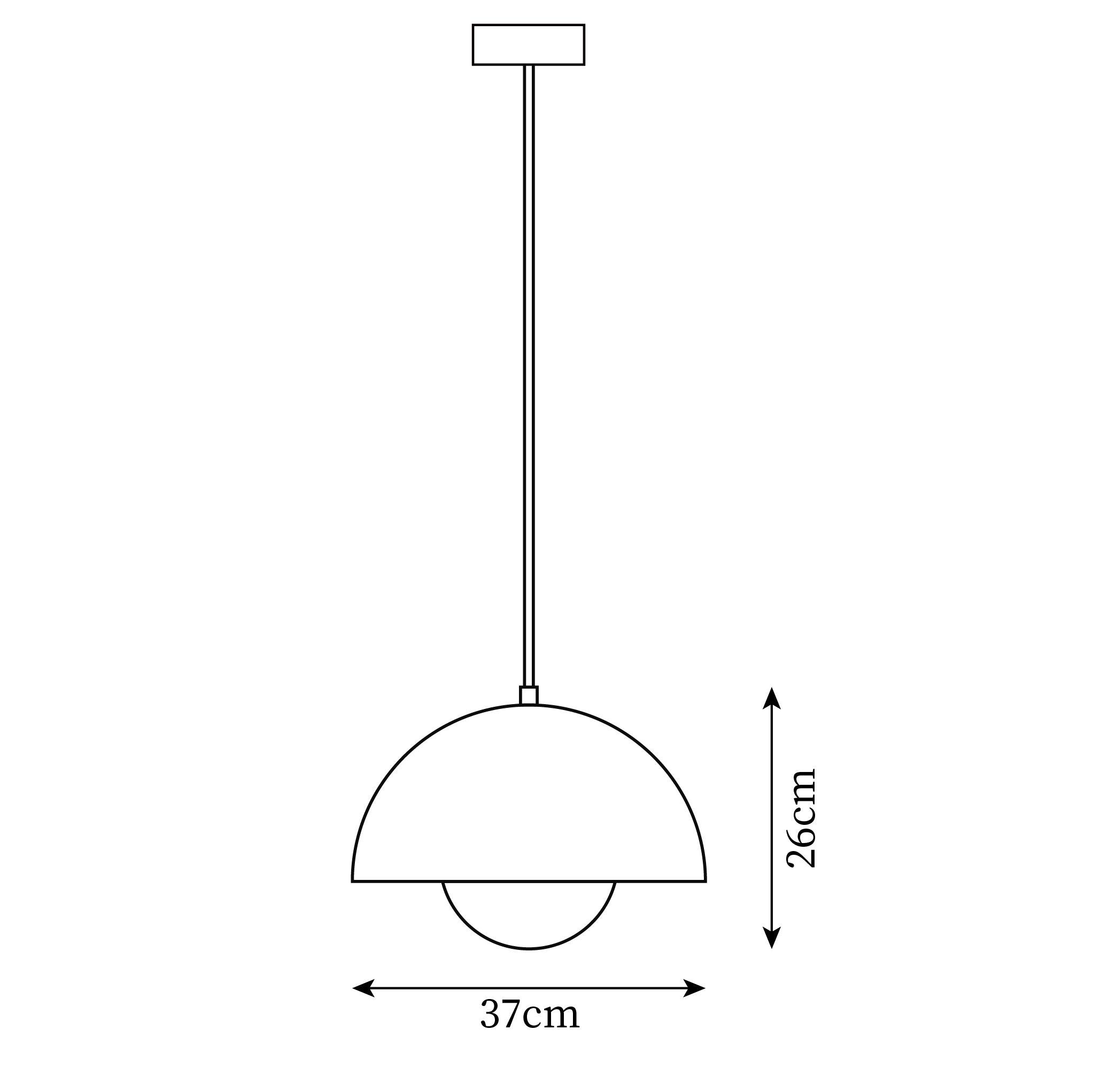 Yaroey Dome Pendant Light
