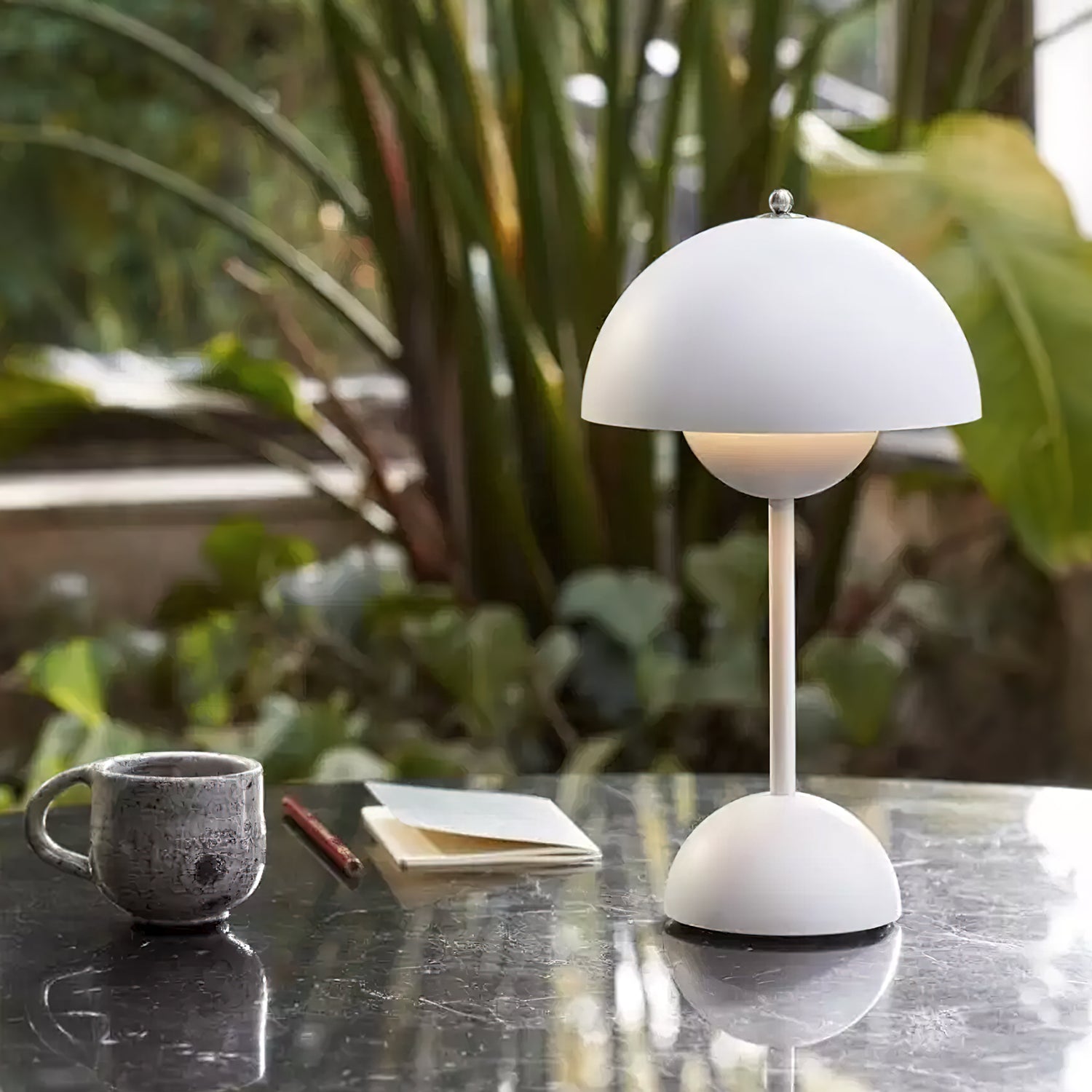 Evelia Mushroom Table Lamp