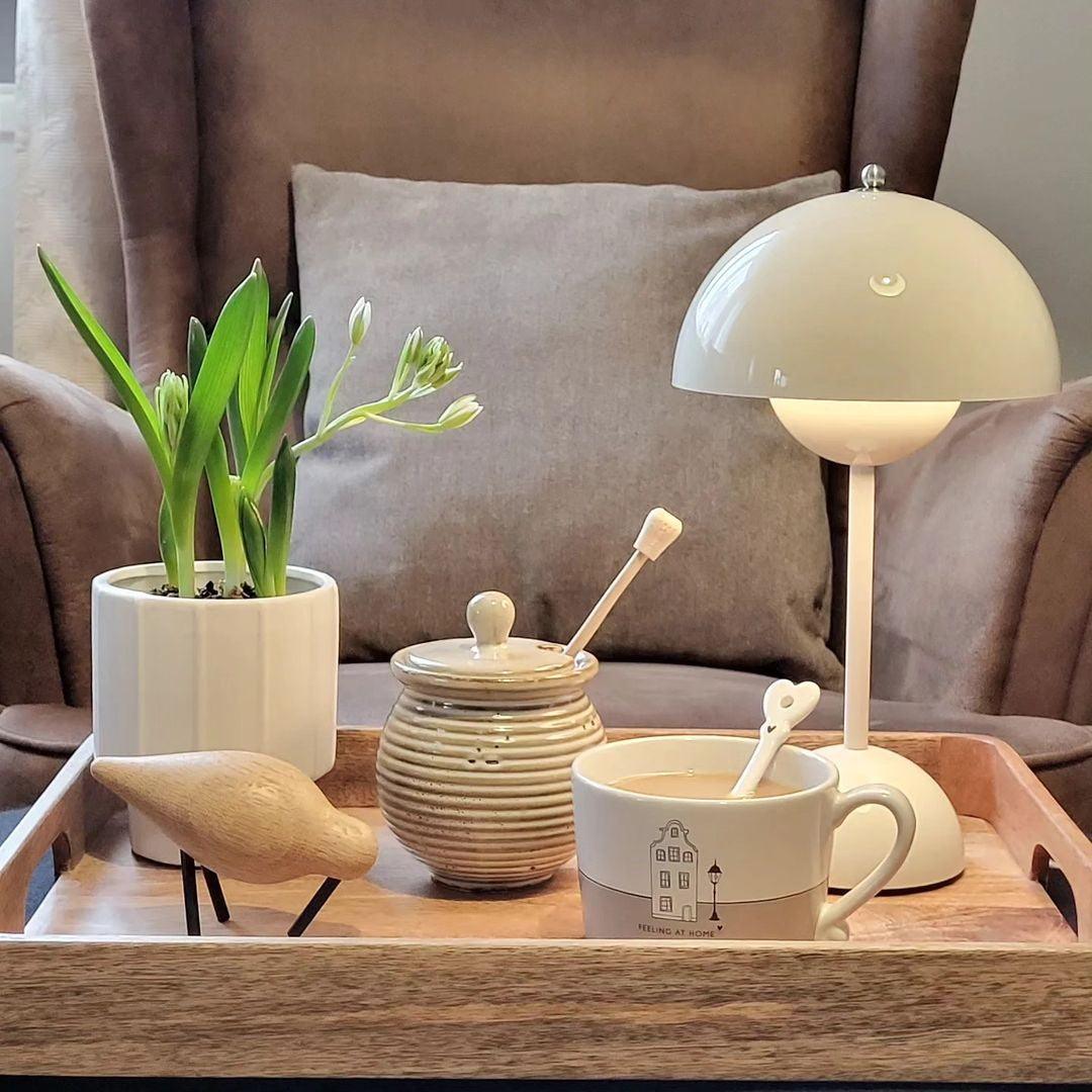 Evelia Mushroom Table Lamp