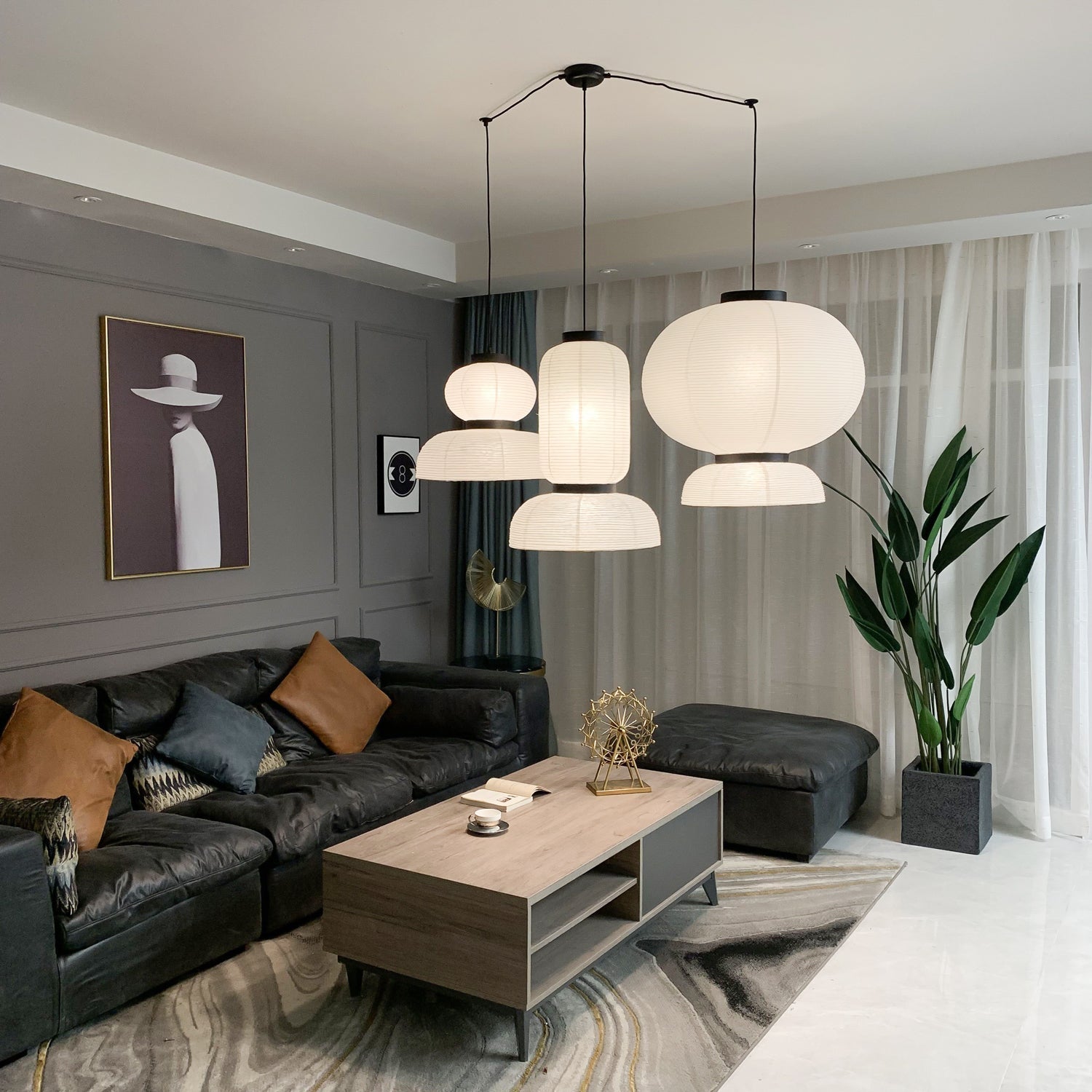 Verluna Rice Paper Pendant Light
