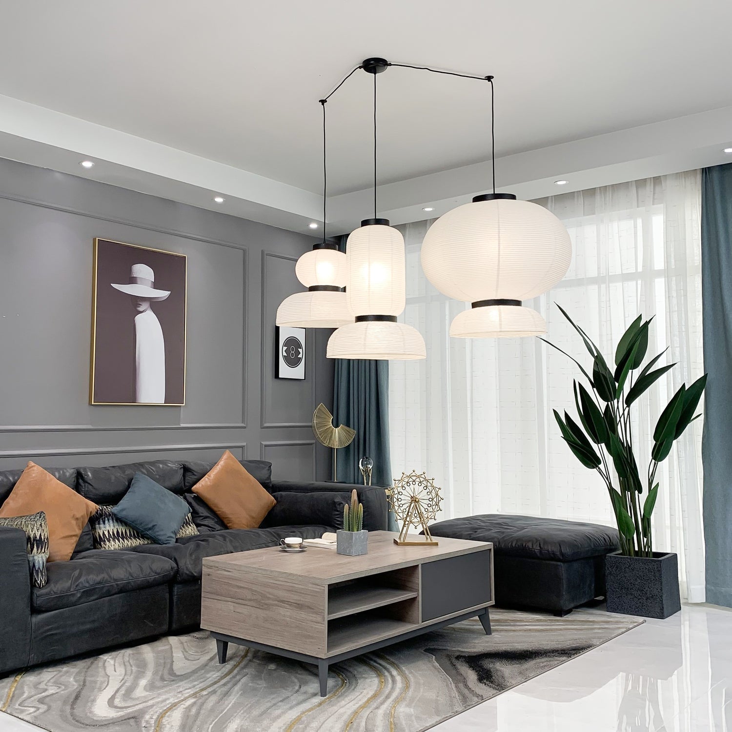 Verluna Rice Paper Pendant Light