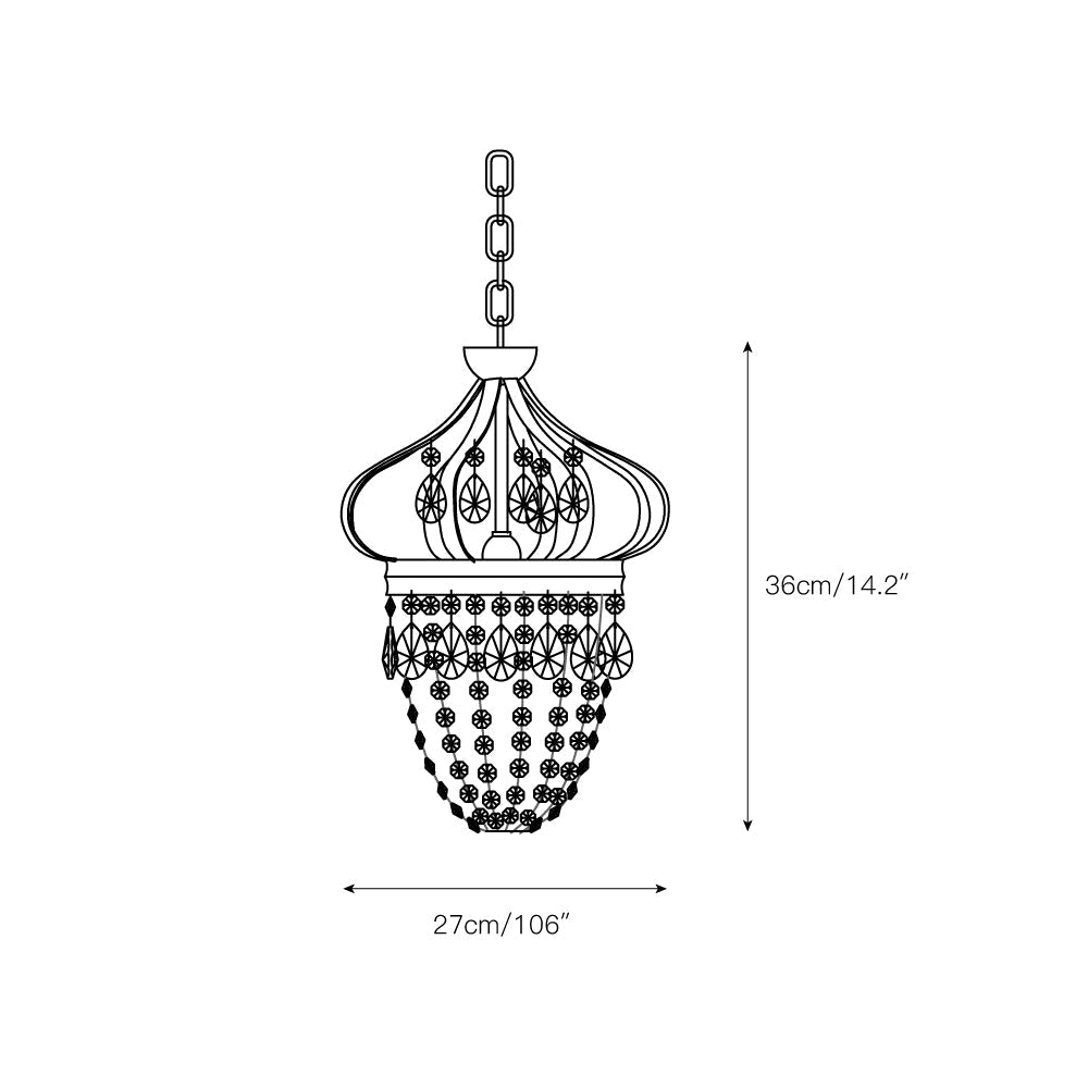 Quinnoel Tear Drop Chandelier