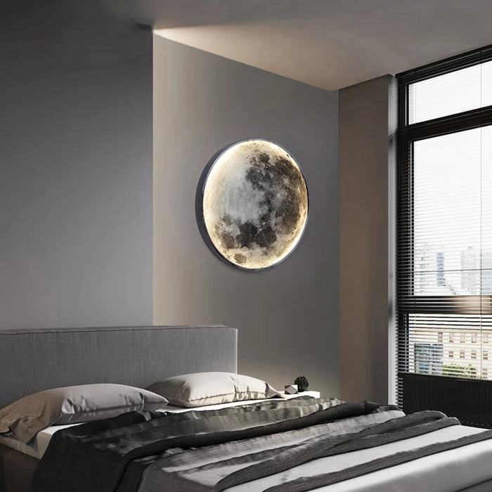 Eclipse Moon Design Wall Light