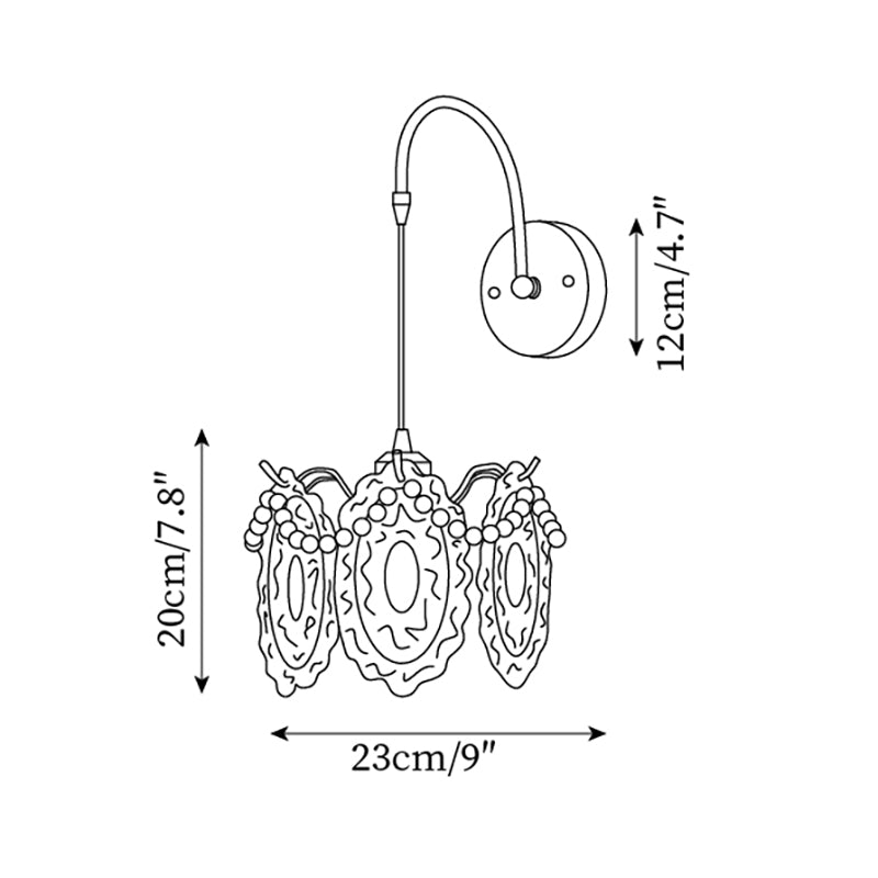 Nysaa Flower Wall Light