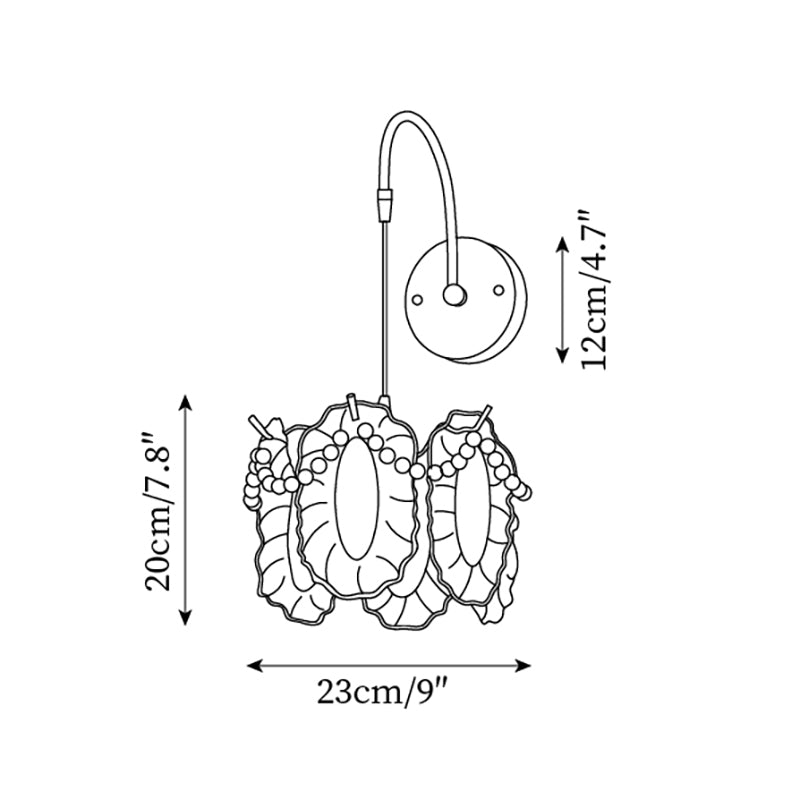 Nysaa Flower Wall Light