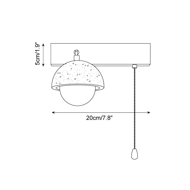 Gebiso Natural Stone Wall Light