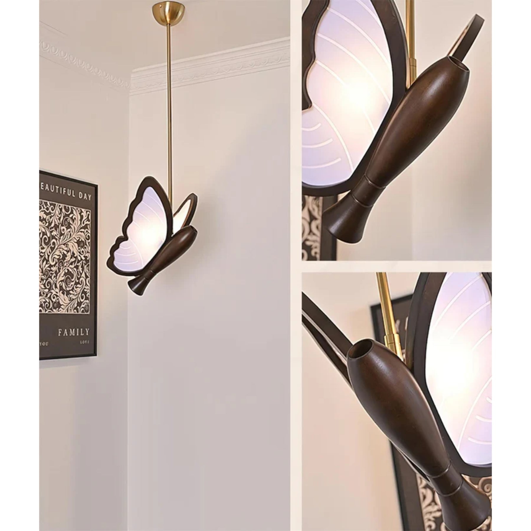 Misty Butterfly Pendant Light