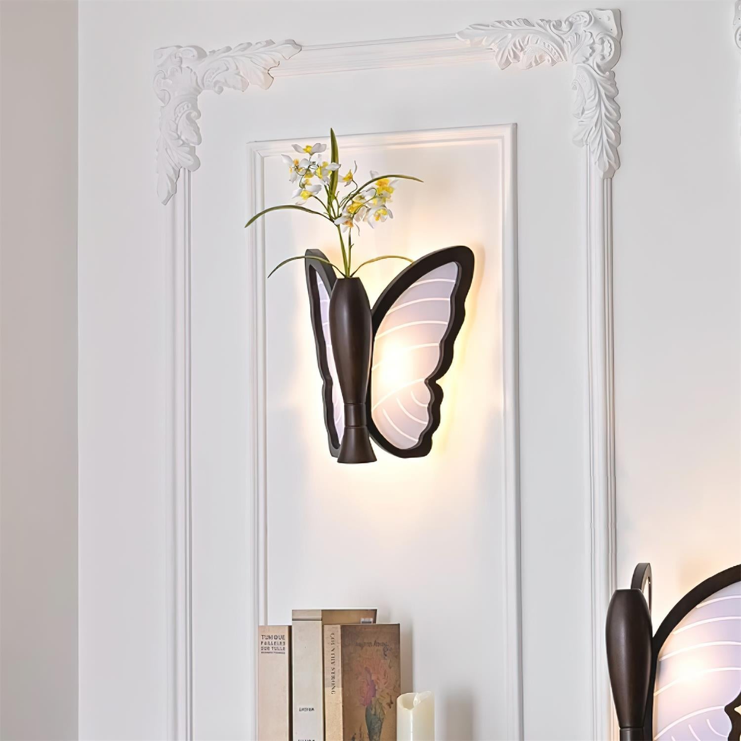Misty Butterfly Wall Light