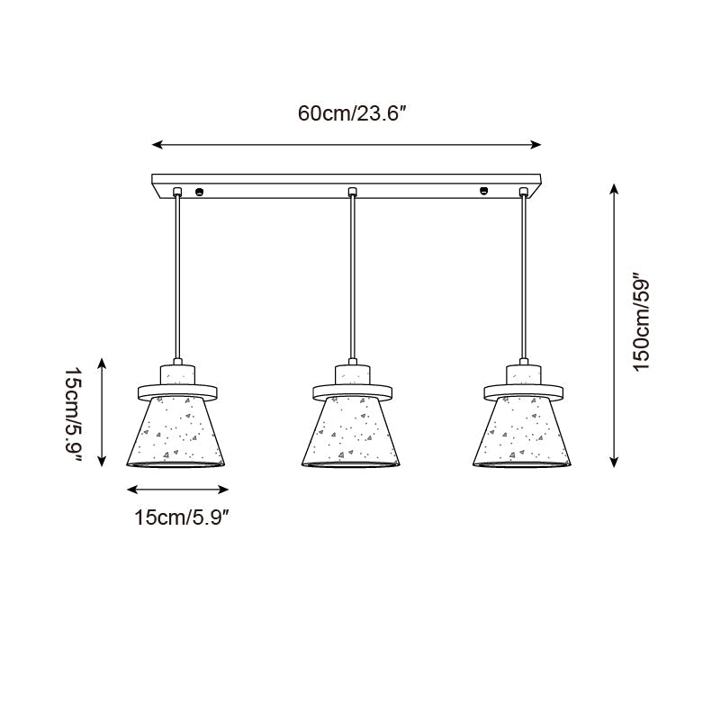 Kentumo Natural Stone Pendant Light