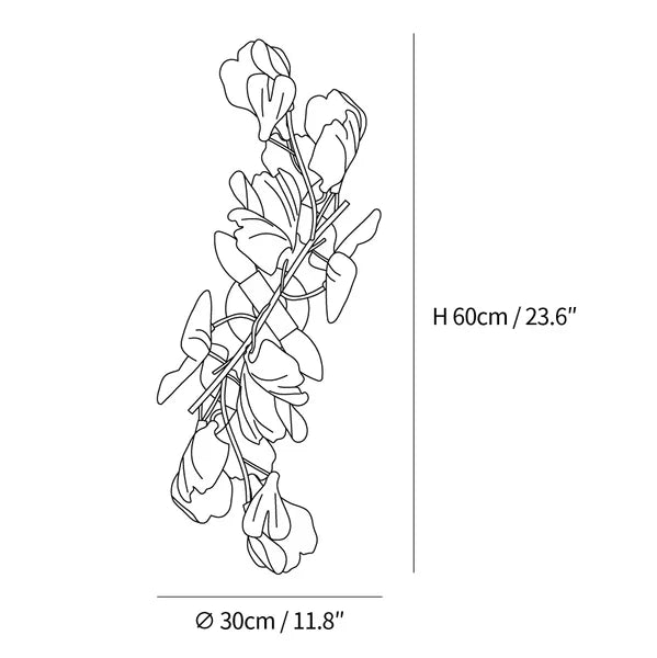 Soreli Flower Wall Light