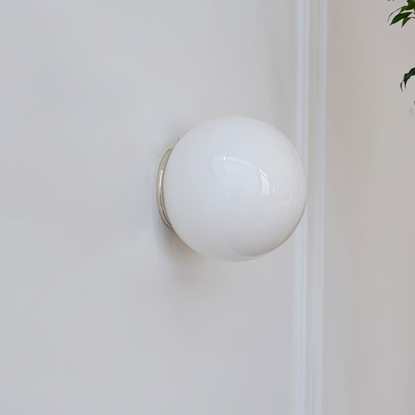 Glass Mini Globe Wall Light
