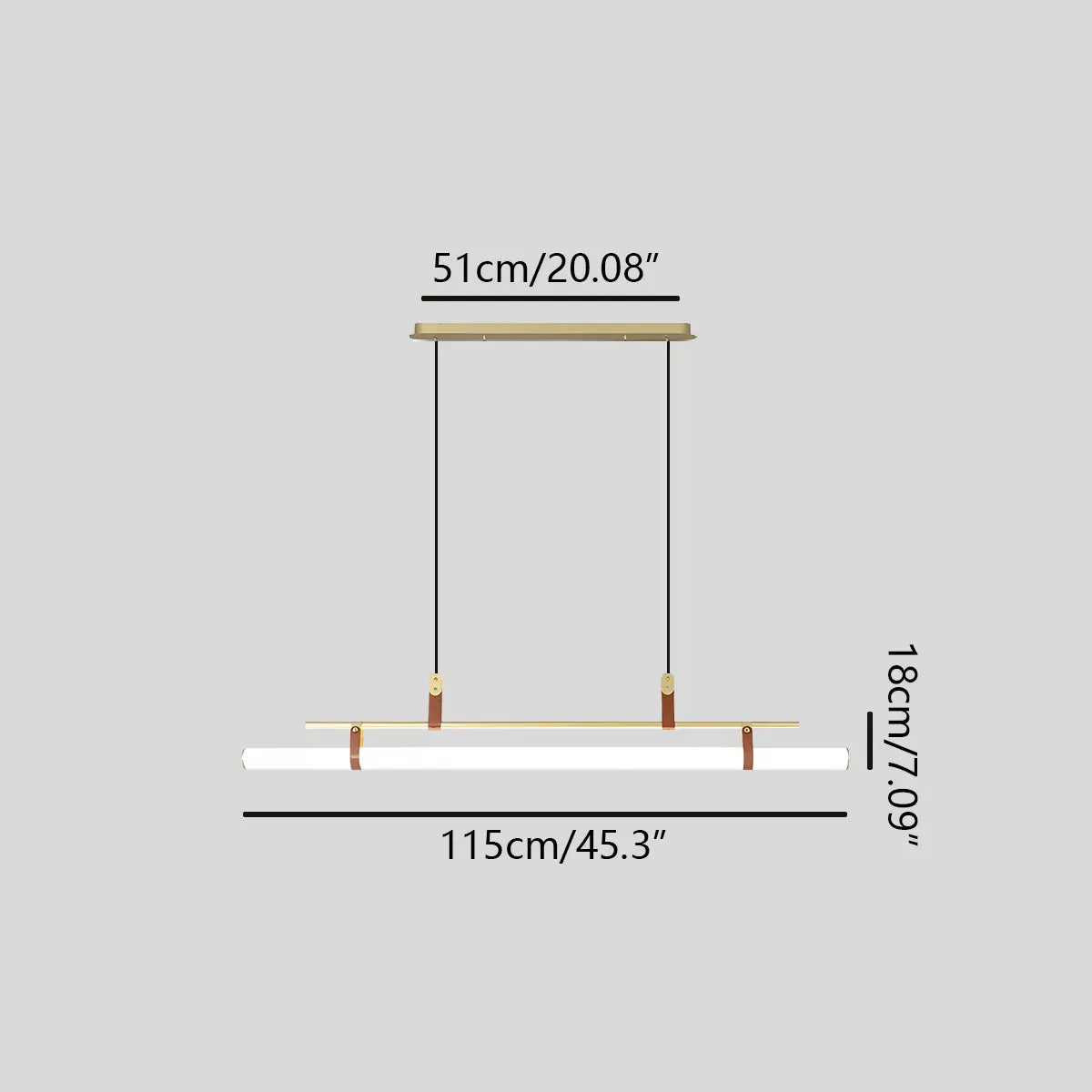 Lesolis Linear Pendant Light