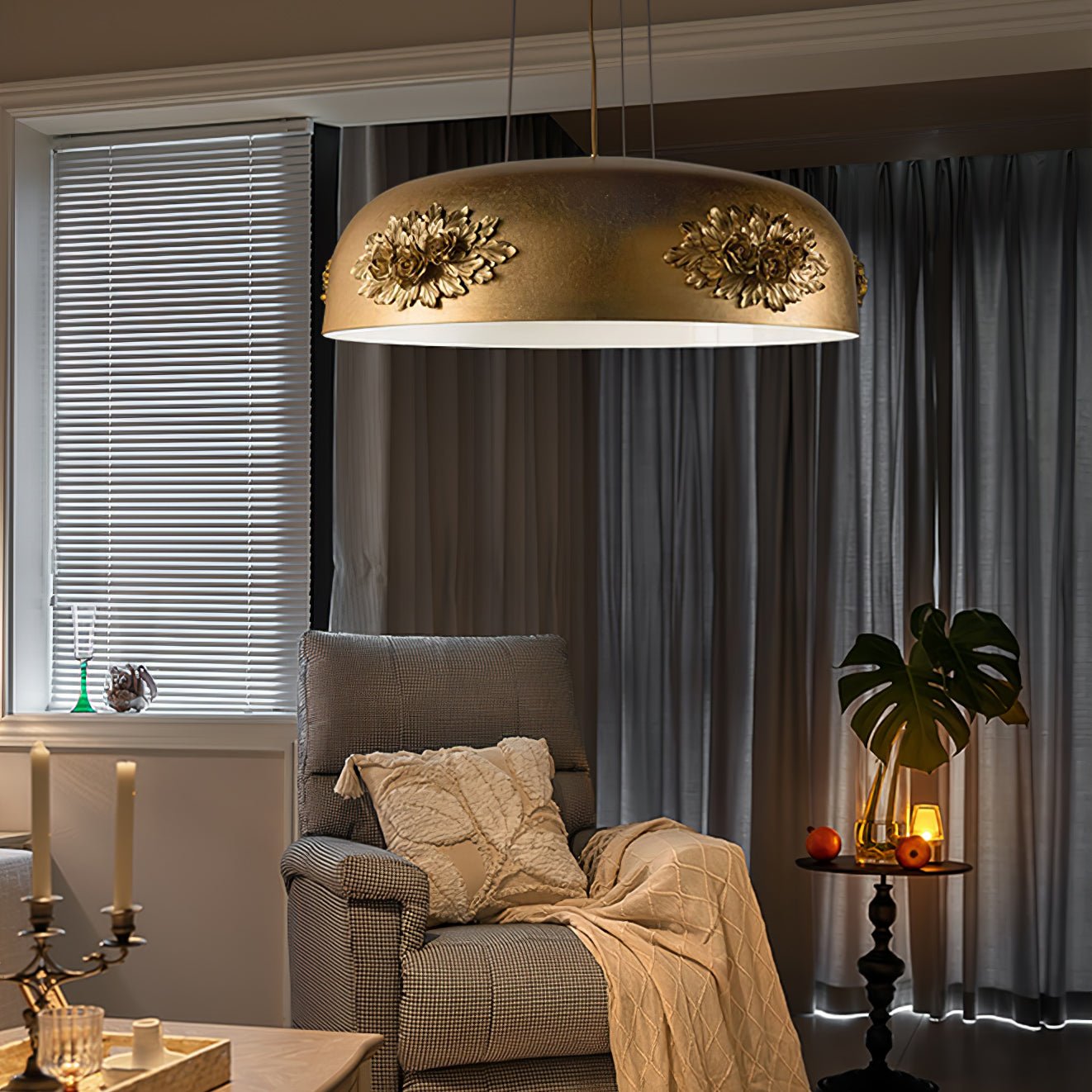 Vea Gold Pendant Light