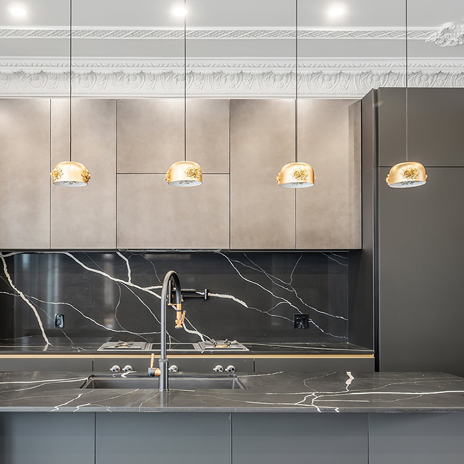 Vea Gold Pendant Light