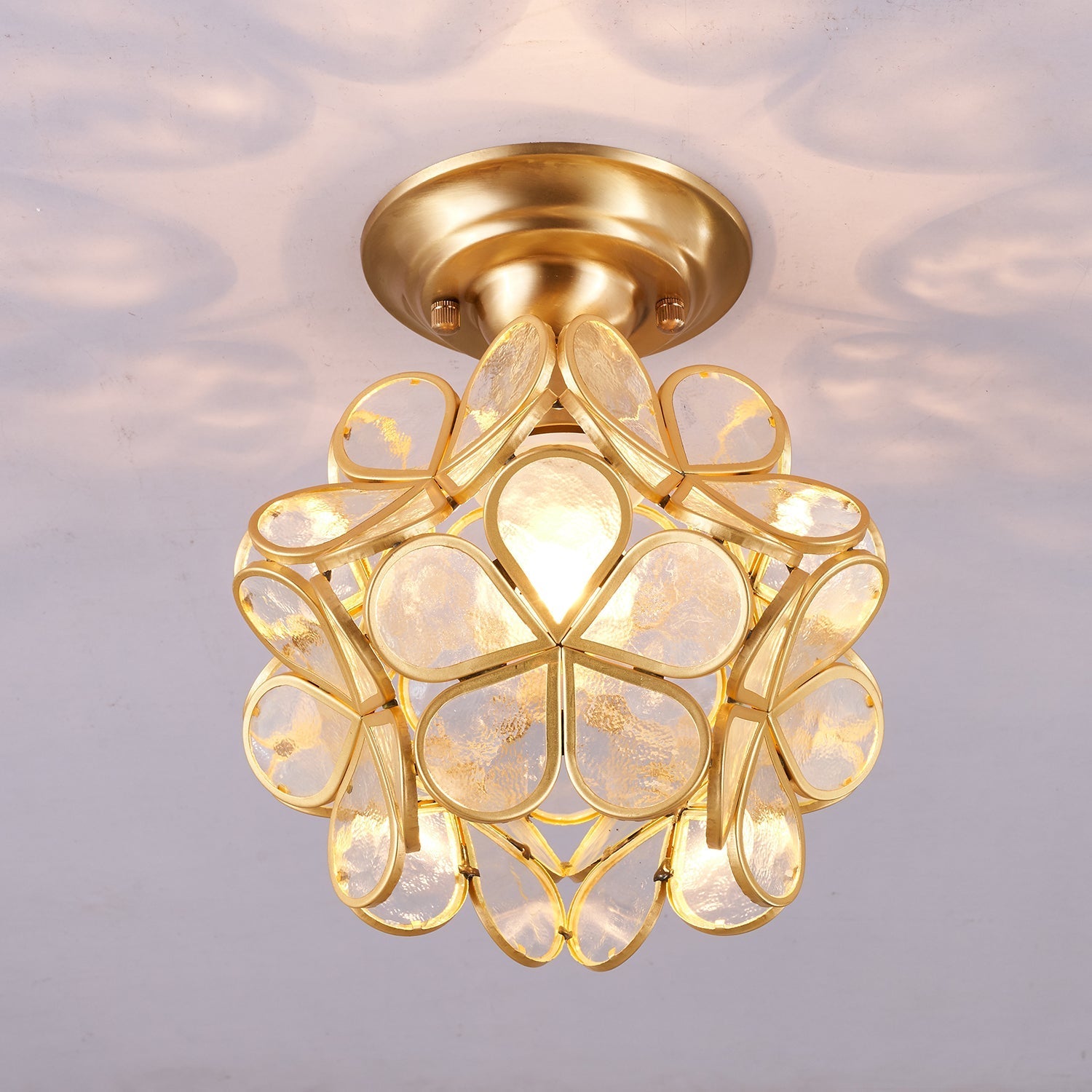 Floyem Gold Accent Ceiling Light