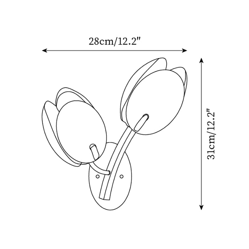 Geca Flower Wall Light