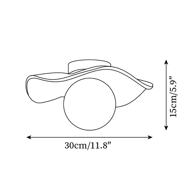Taliz Leaf Ceiling Light