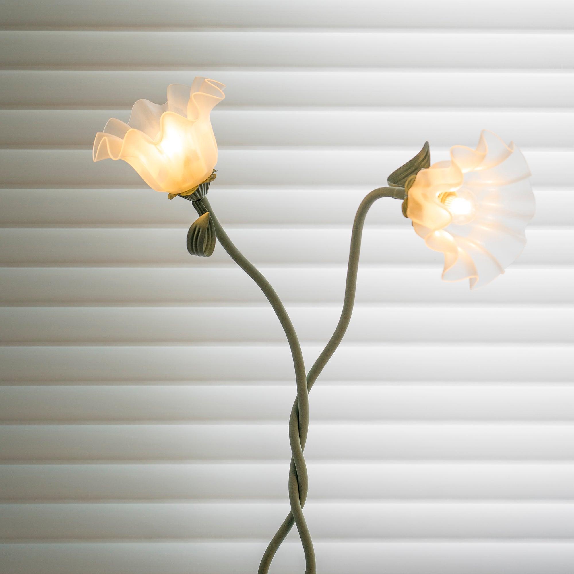 Wrenayo Floral Floor Lamp