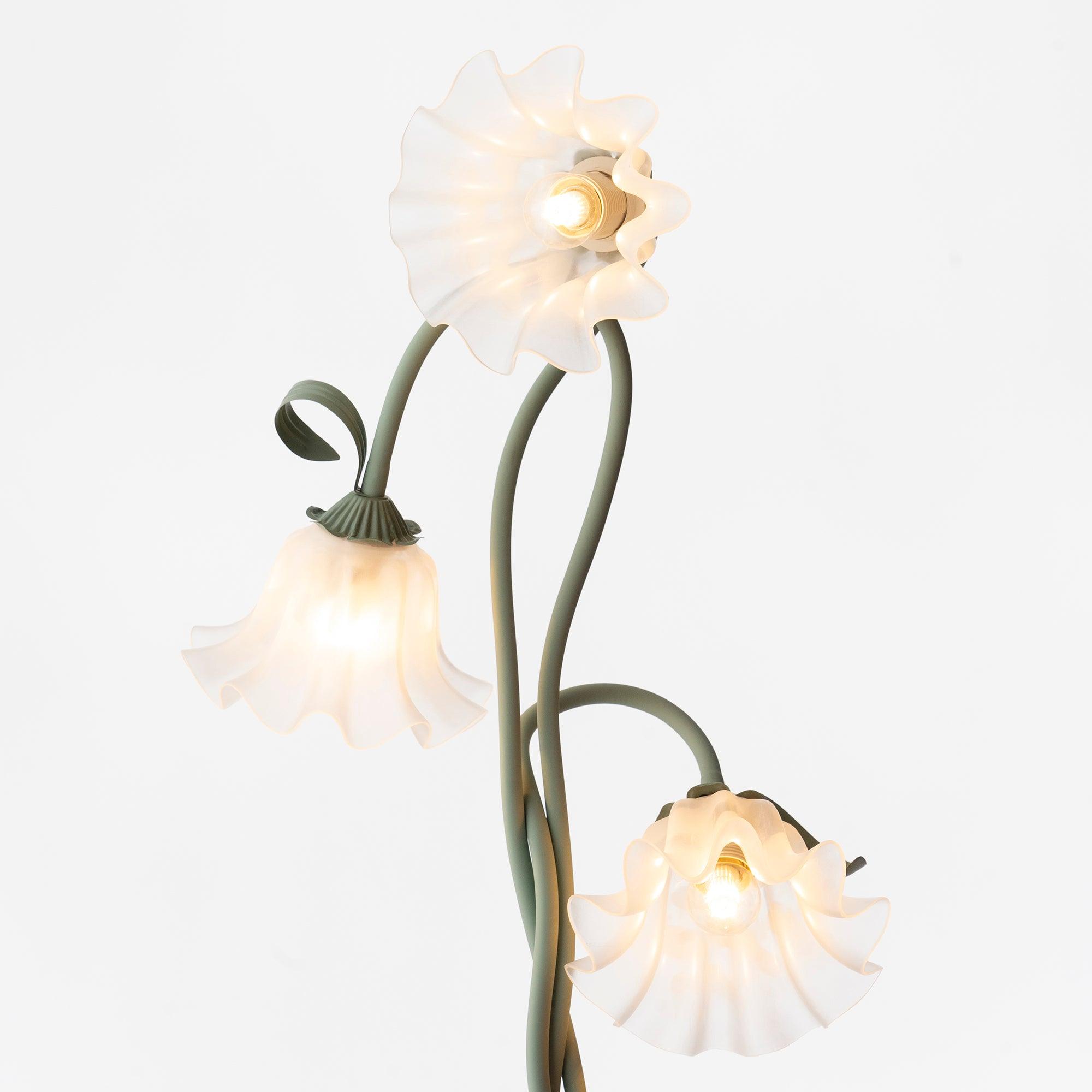 Wrenayo Floral Floor Lamp