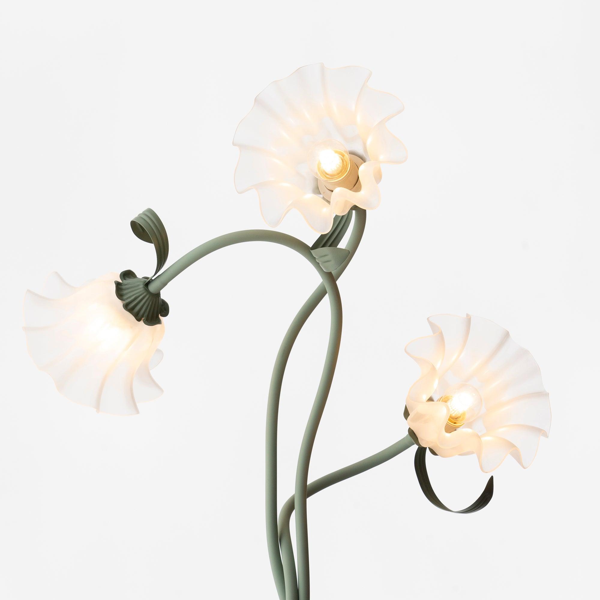 Wrenayo Floral Floor Lamp