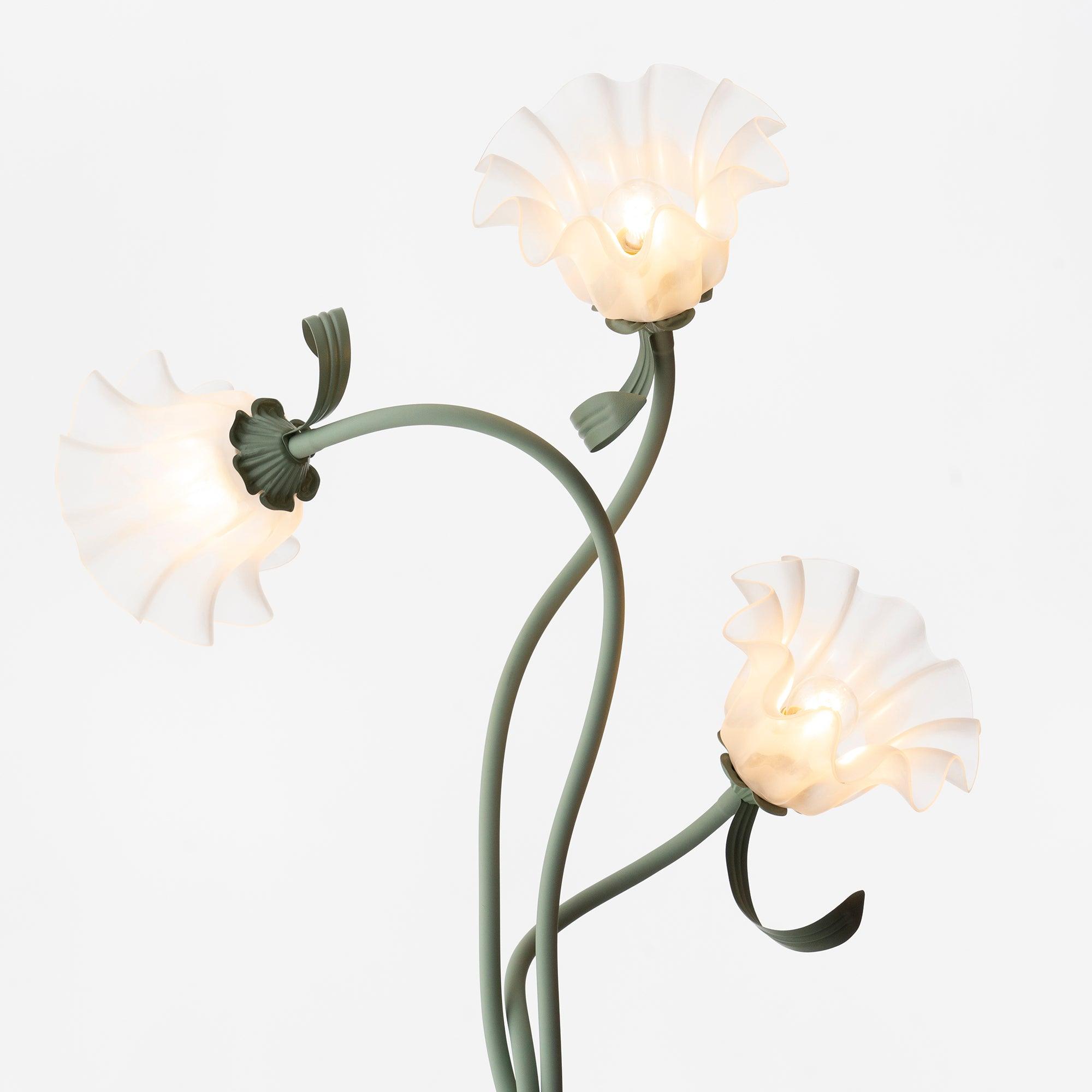 Wrenayo Floral Floor Lamp