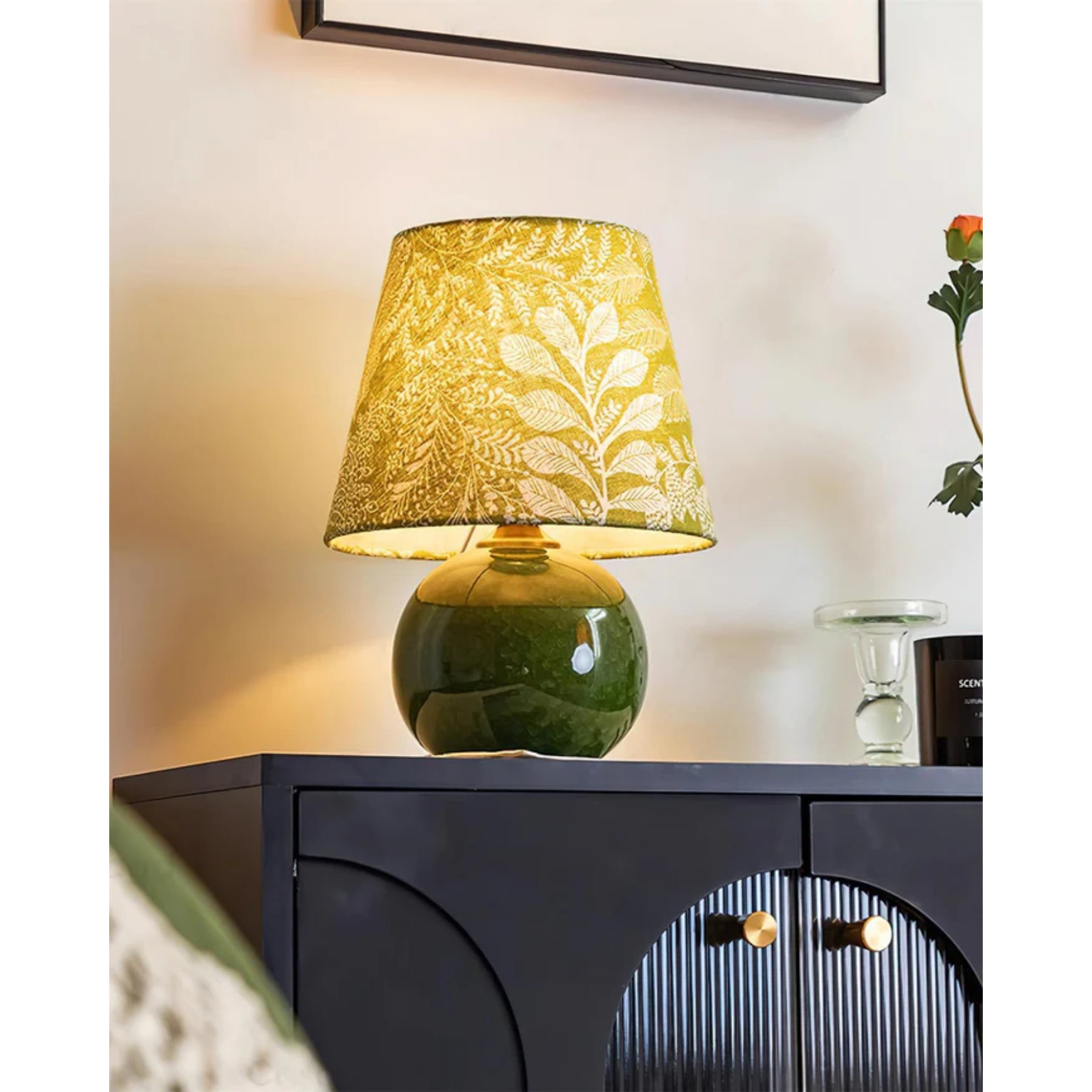 Leytha Green Table Lamp