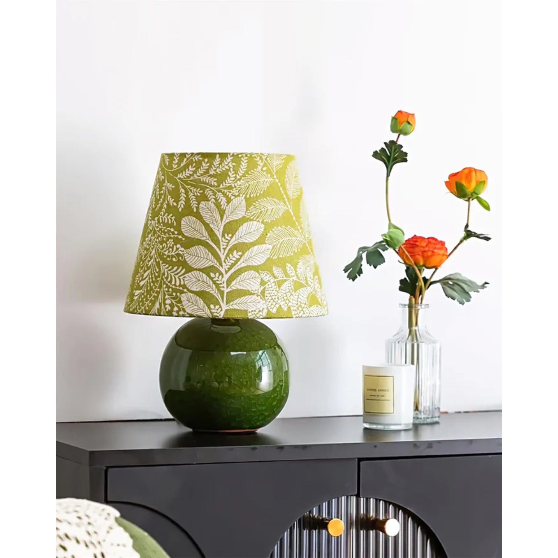 Leytha Green Table Lamp