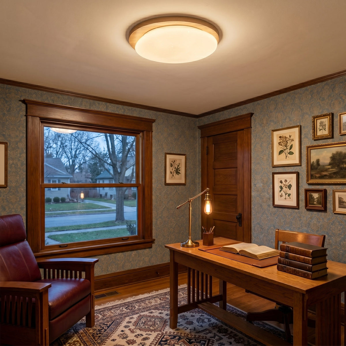 Emburn Oval Ceiling Light