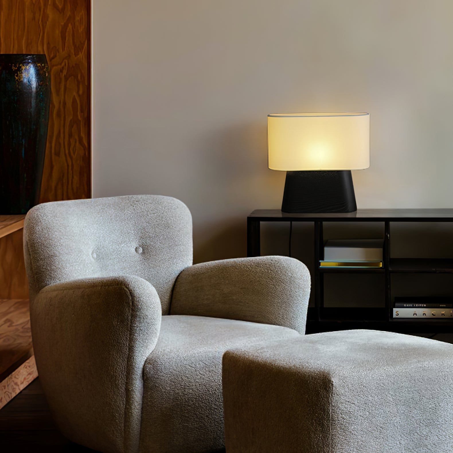 Mohaty Wooden Table Lamp